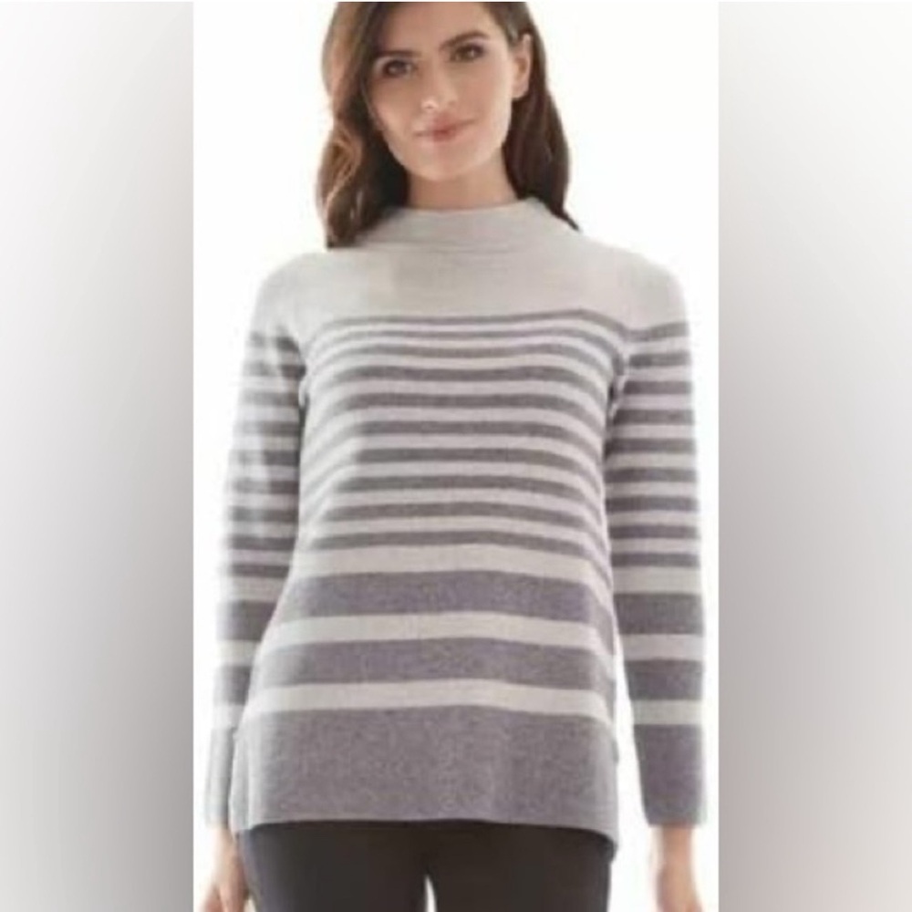 Apt. 9 Gray Cowl & Turtleneck Sweater